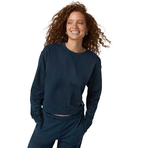 Women's Halo Modern Crew - Blue Coast Heather