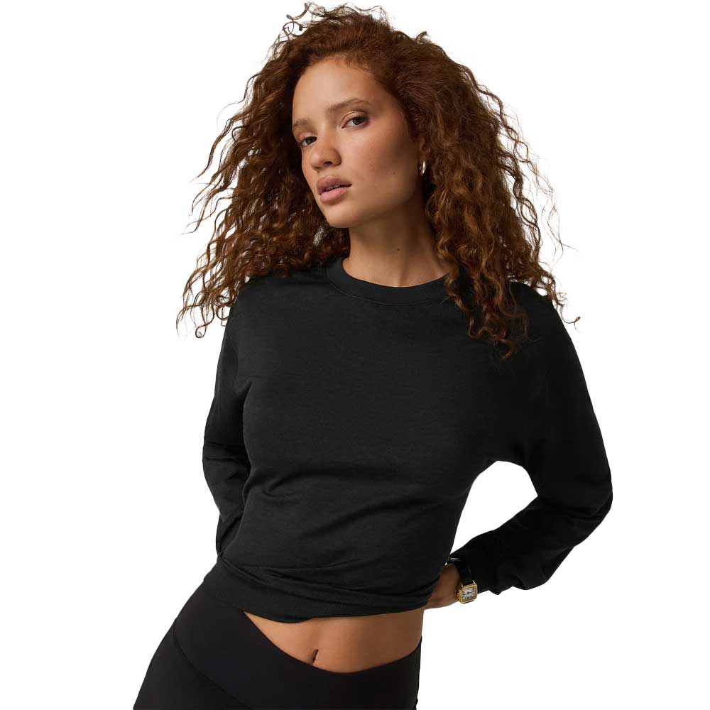 Women's Halo Modern Crew - Black Heather