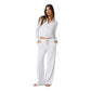 Women's Halo Mini Full Zip Hoodie - White