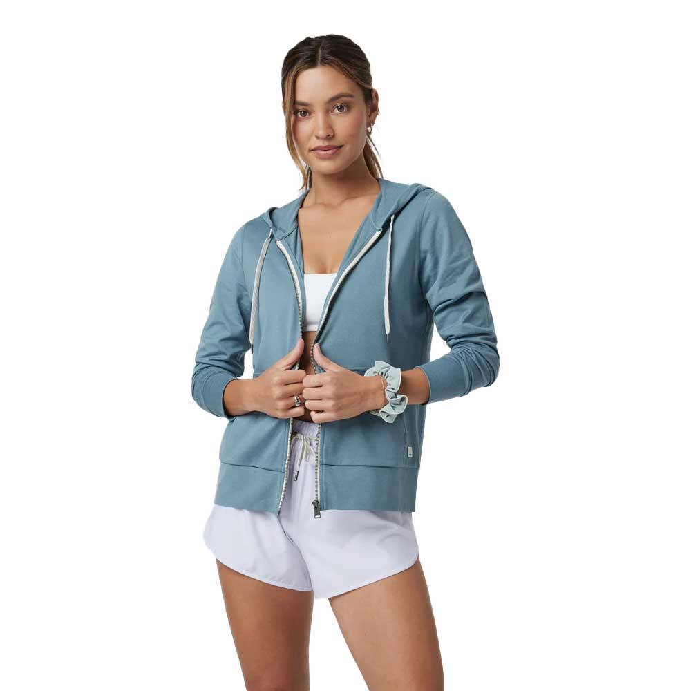 Women's Halo Performance Hoodie 2.0 - Smoke Blue Heather