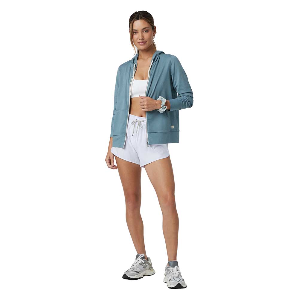 Women's Halo Performance Hoodie 2.0 - Smoke Blue Heather