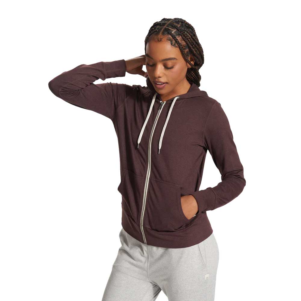 Women's Halo Performance Hoodie 2.0 - Mahogany Heather
