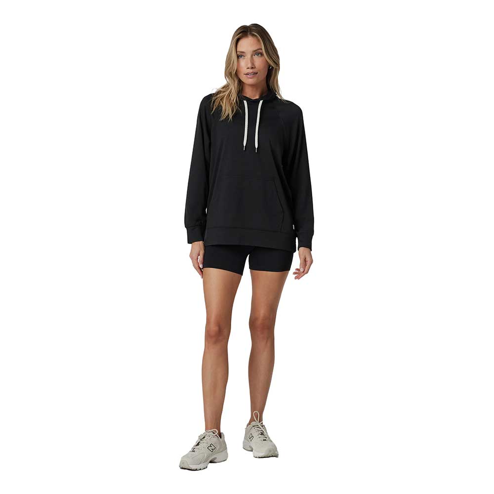 Women's Halo Oversized Hoodie - Black Heather