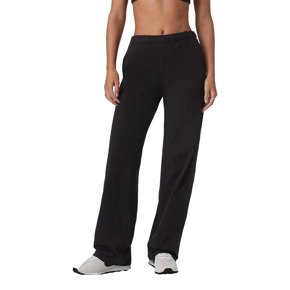 Women's Halo Modern Straight Leg Pant - Solid Black