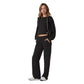 Women's Halo Modern Straight Leg Pant - Solid Black