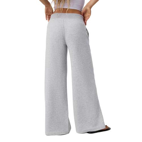 Women's Sedona Midrise Wideleg Sweat - Light Heather Grey