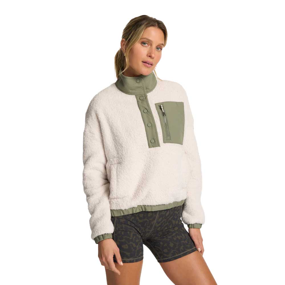 Women's Cozy Sherpa Popover - Dune