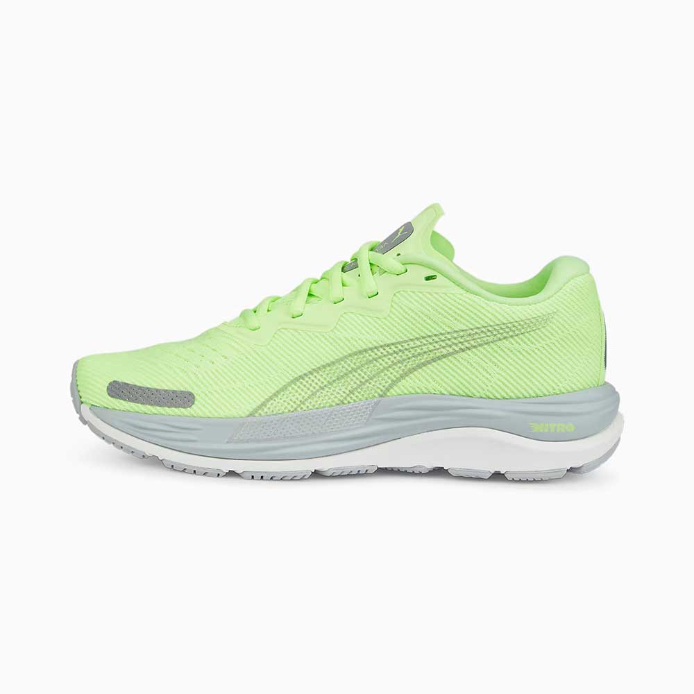 Women's Velocity Nitro 2 Running Shoe- Puma White/Speed Green