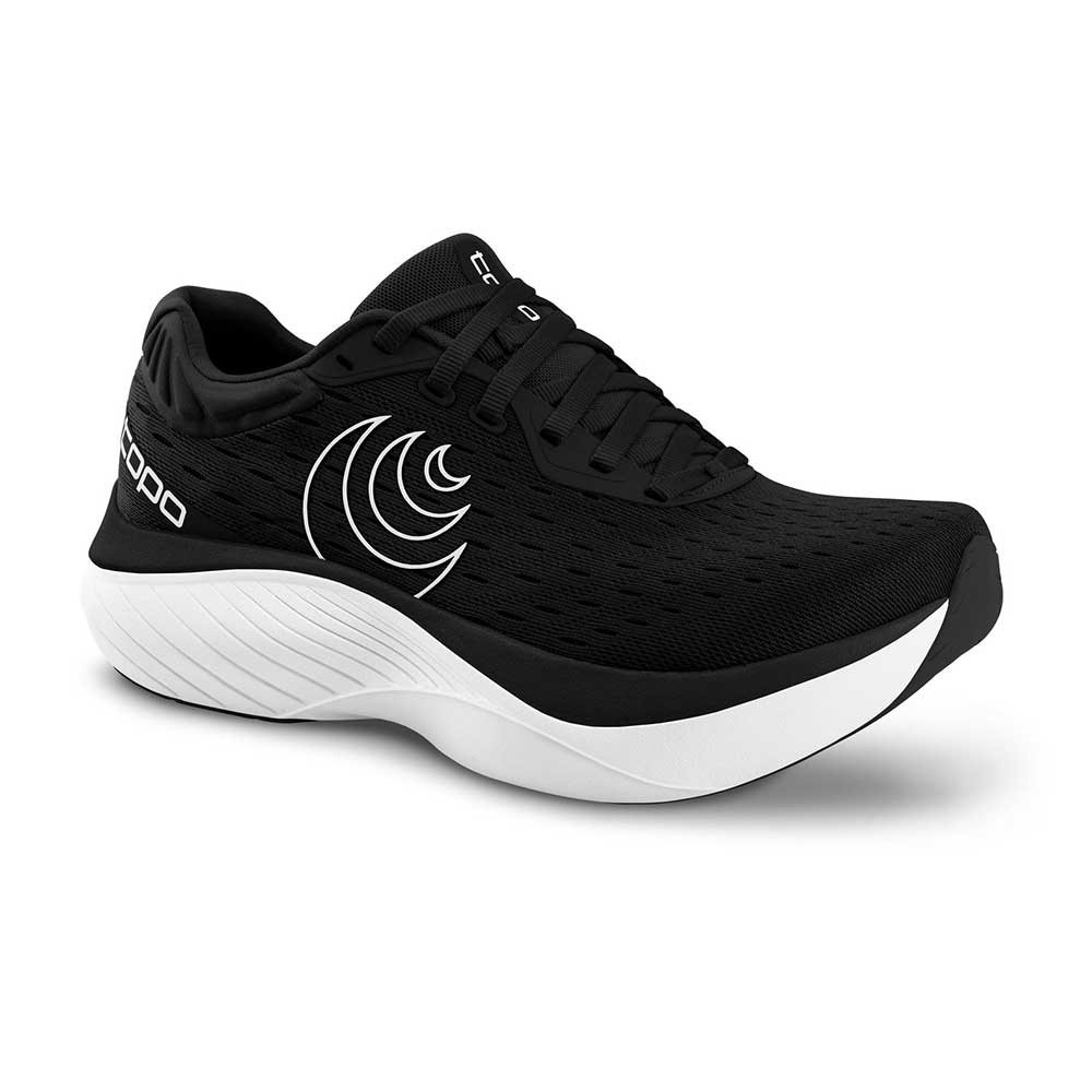 Women's Atmos Running Shoe - Black/White - Wide (D)