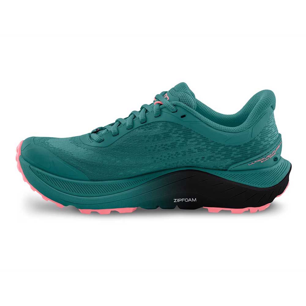 Women's Ultraventure Trail Running Shoe - Dark Teal/Pink - Regular (B)