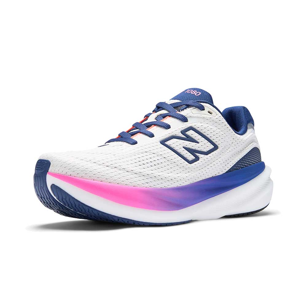 Women's 1080v15 Running Shoe - Sea Salt/Blue Oyster - Regular (B)