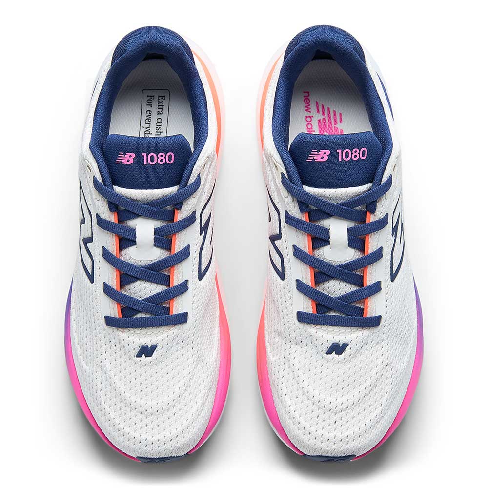 Women's 1080v15 Running Shoe - Sea Salt/Blue Oyster - Regular (B)