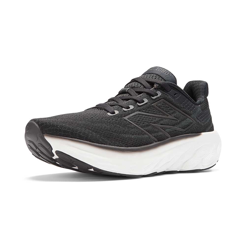 Women's Fresh Foam X 1080v13 Running Shoe - Black/White - Regular (B)