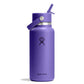 32 oz Wide Mouth with Flex Straw Cap - Utopia Purple