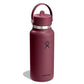 32 oz Wide Mouth with Flex Straw Cap - Burgundy