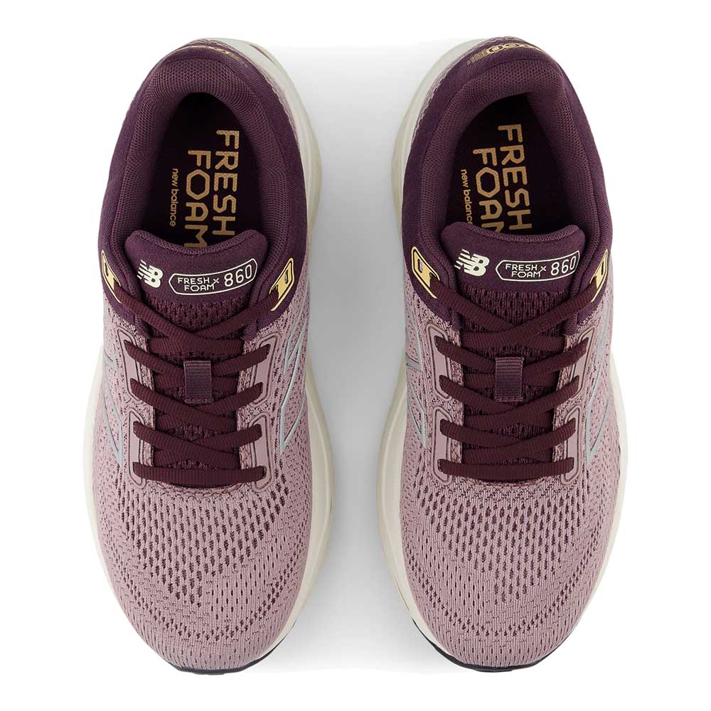 Women's Fresh Foam X 860v14 Running Shoe - Ice Wine/Plum Brown - Regular (B)