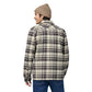 Men's Insulated Organic Cotton Midweight Fjord Flannel Shirt - Ice Caps: Smolder Blue