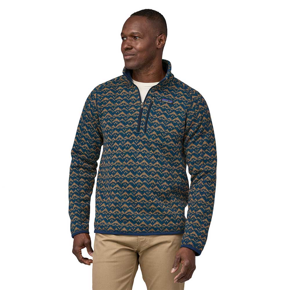 Men's Better Sweater 1/4 Zip Fleece - Mountain Peak: New Navy