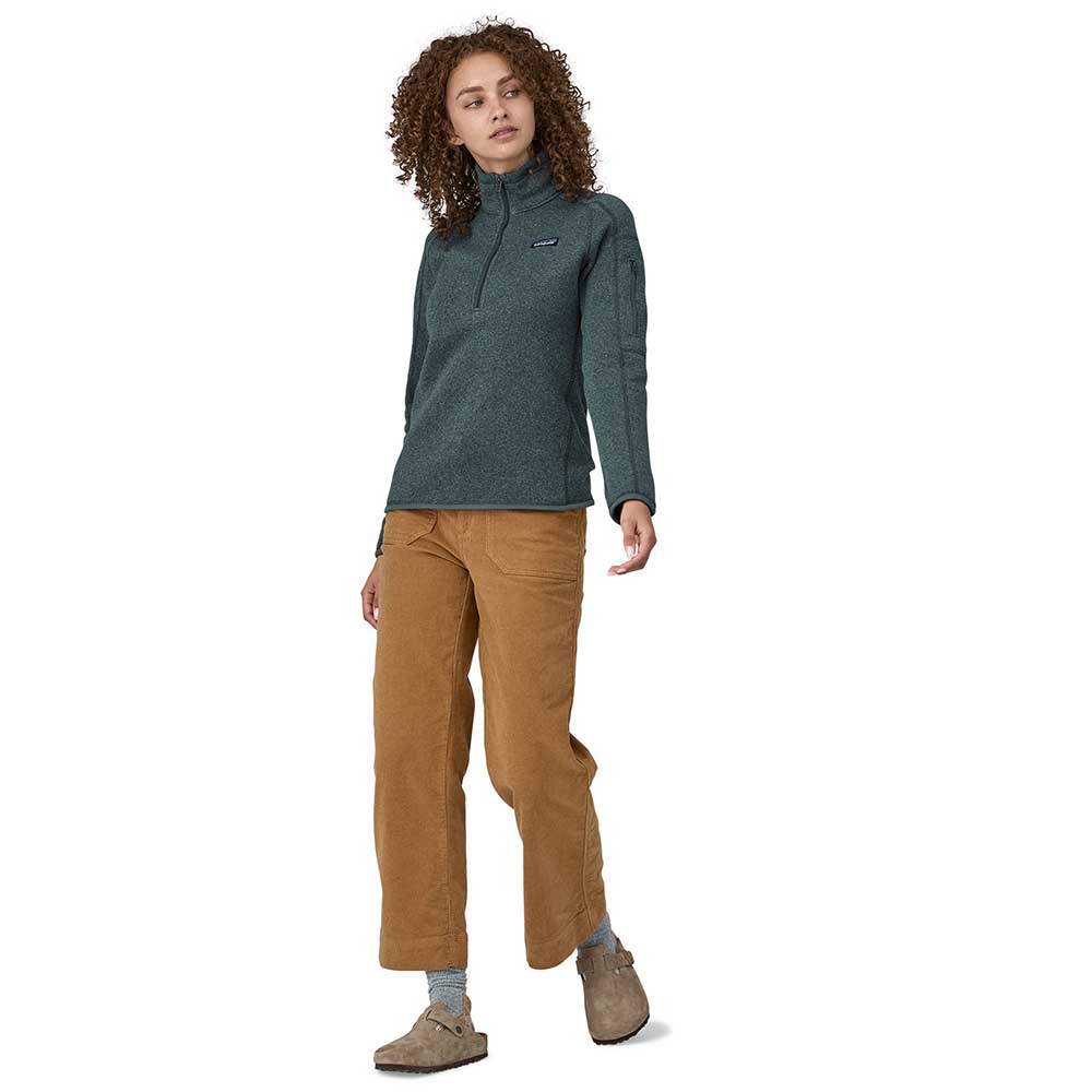 Women's Better Sweater 1/4 Zip - Nouveau Green – Gazelle Sports