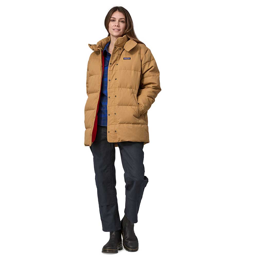 Women's Cotton Down Parka - Nest Brown