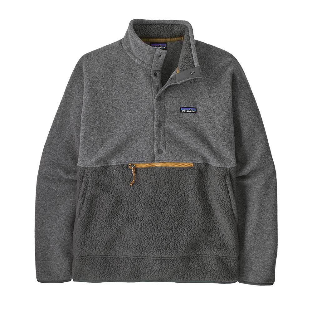 Men's Retro Pile 1/2 Snap Pullover - Forge Grey