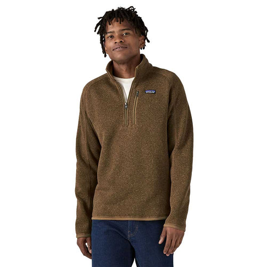 Men's Better Sweater 1/4 Zip - Coriander Brown