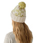 Snowbelle Beanie - Evergreen Flakes: Birch White