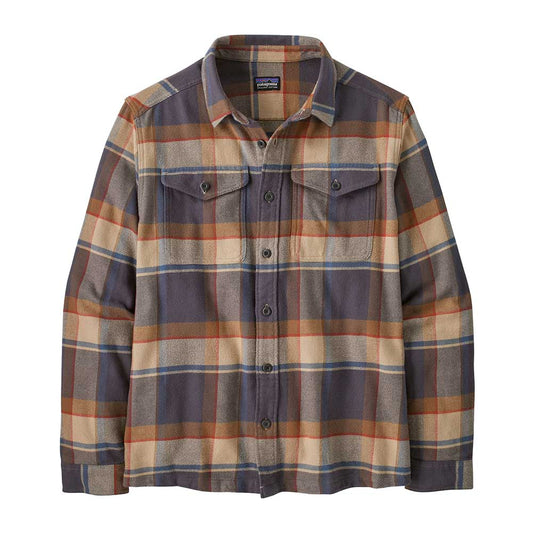 Men's Fjord Flannel Shirt - Sunrise Ridge: Forge Grey