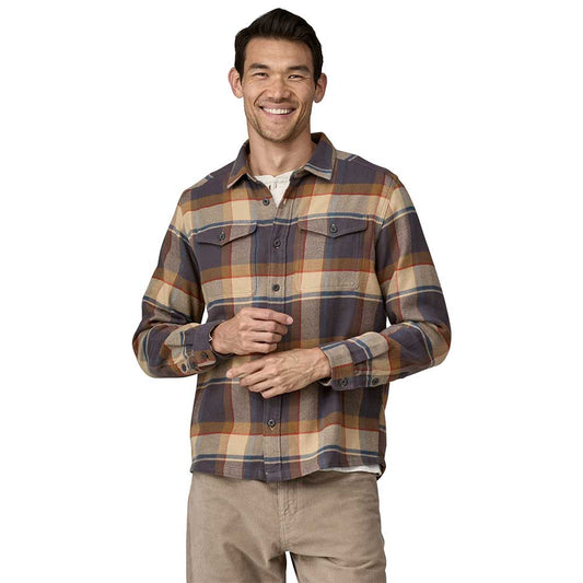 Men's Fjord Flannel Shirt - Sunrise Ridge: Forge Grey