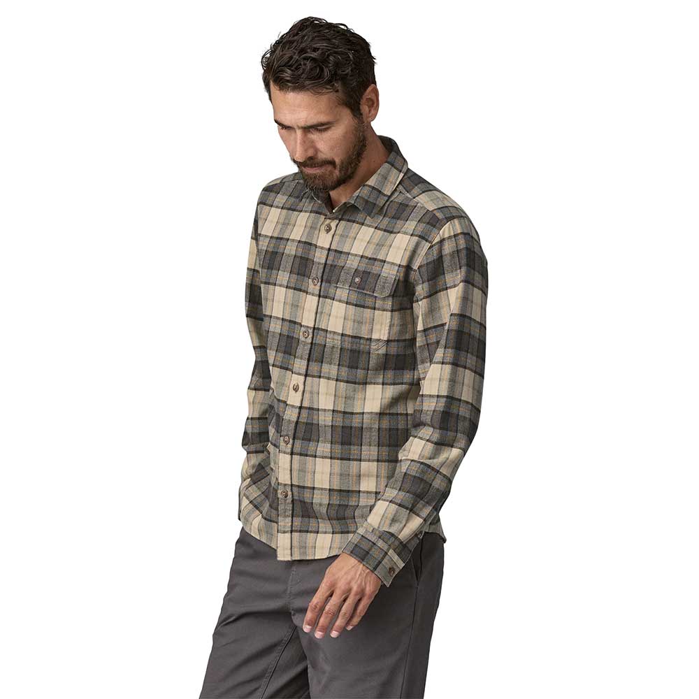 Men's Lightweight Fjord Flannel Shirt - Spotter: Forge Grey