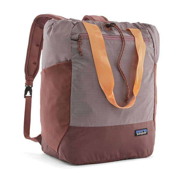 Patagonia Lightweight Travel Tote Pack Backpack Packable Bag outlet Turquoise Burgundy