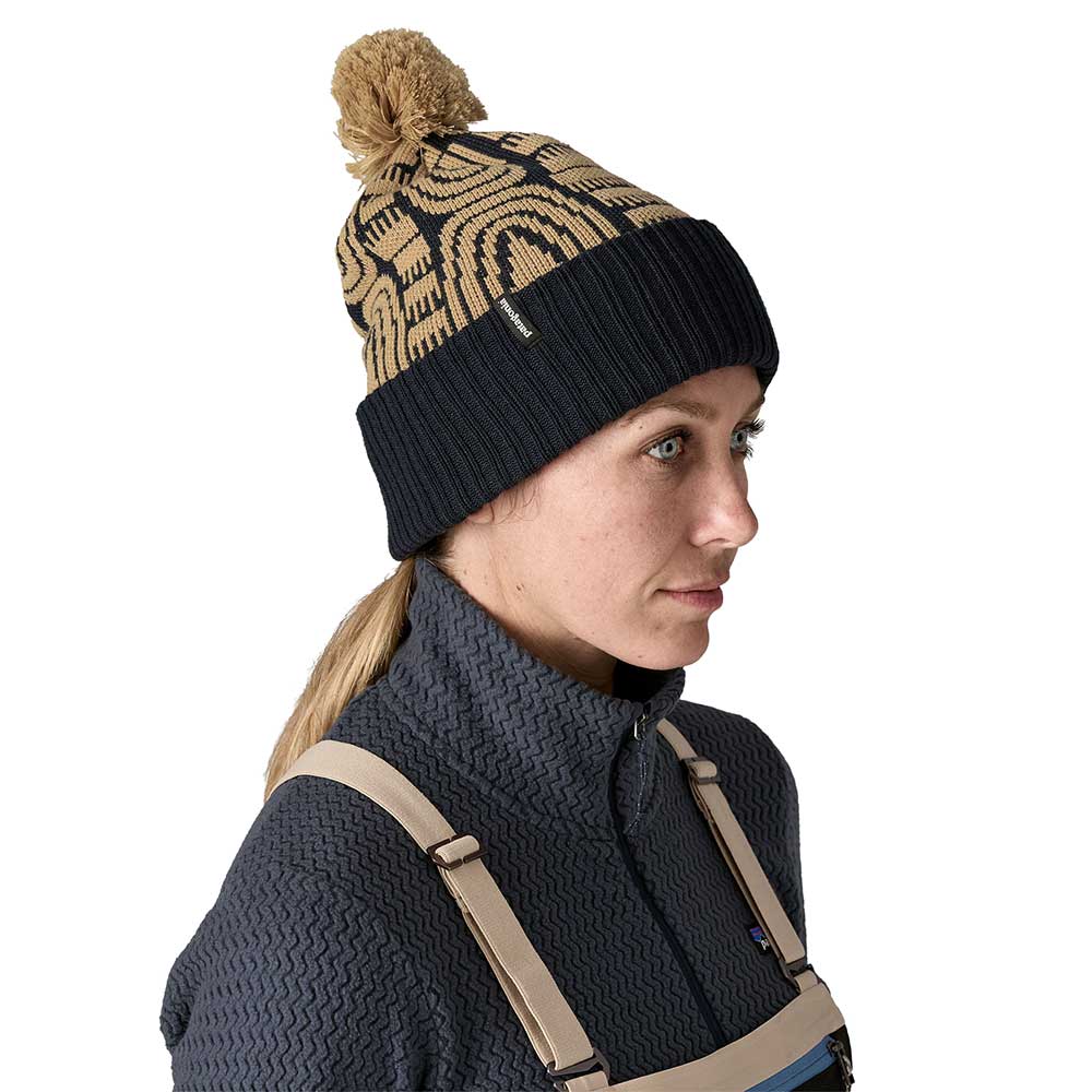 Powder Town Beanie - Flow: Sunken Blue