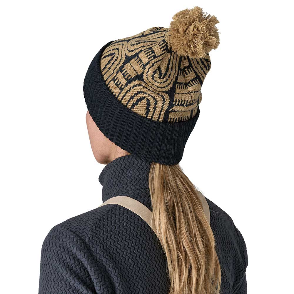 Powder Town Beanie - Flow: Sunken Blue