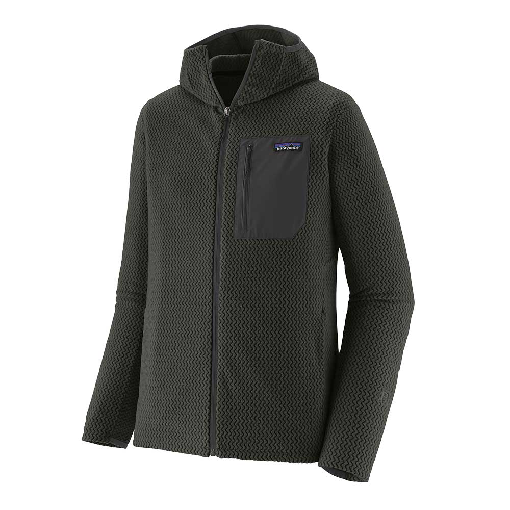Men's R1 Air Full-Zip Hoody - Old Growth Green