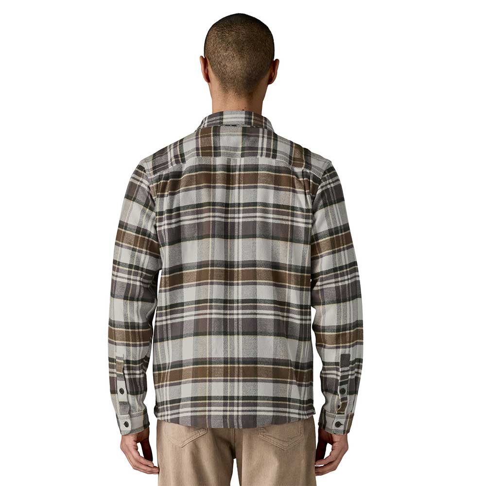 Men's Fjord Flannel Shirt - Catch: Ink Black