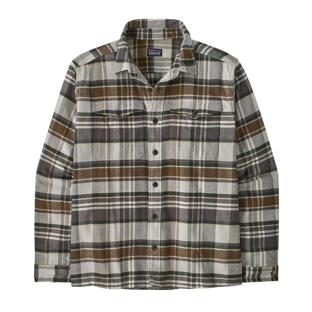Men's Fjord Flannel Shirt - Catch: Ink Black