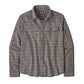 Men's Lightweight Fjord Flannel Shirt - Tracks: Noble Grey