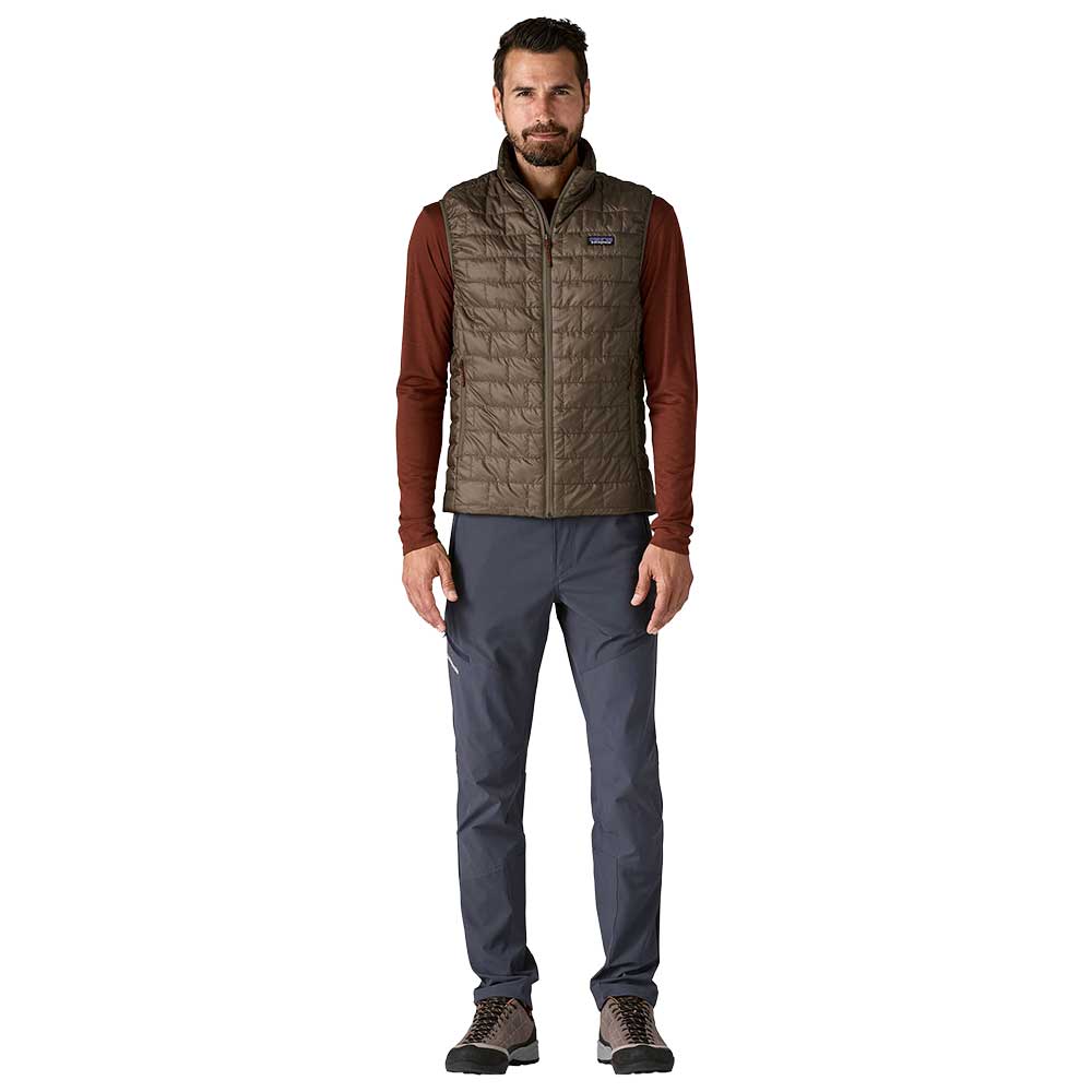 Men's Nano Puff Vest - Marlow Brown – Gazelle Sports