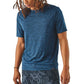 Men's Capilene Cool Daily Shirt - Viking Blue - Navy Blue X-Dye