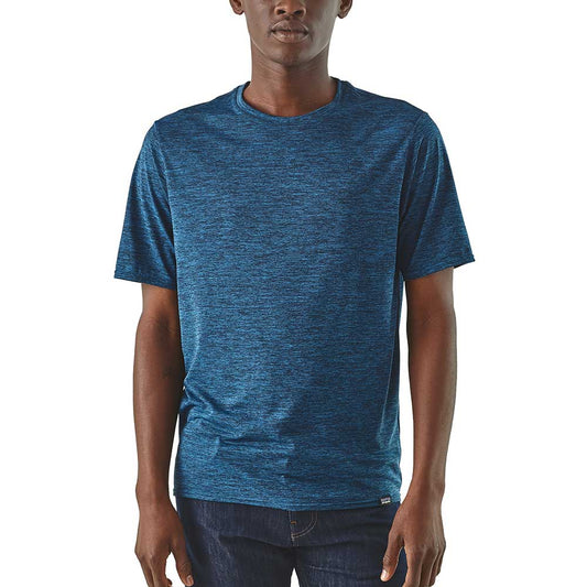 Men's Capilene Cool Daily Shirt - Viking Blue - Navy Blue X-Dye
