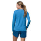 Women's Long Sleeve Capilene Cool Daily Graphic Shirt  - Ridge Rise Moonlight: Vessel Blue X-Dye
