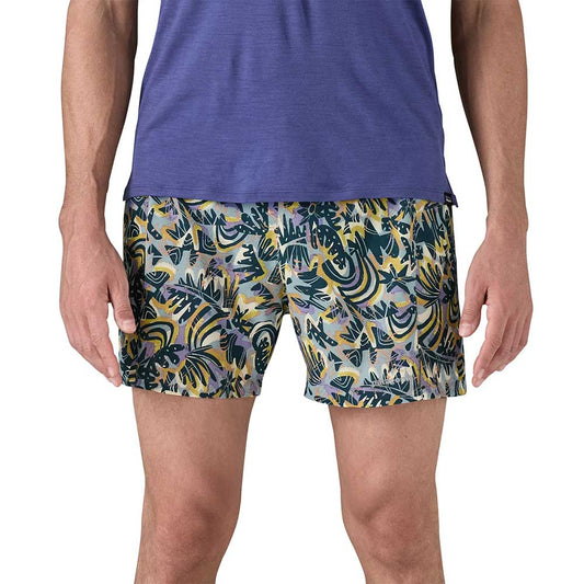 Men's Strider Pro Shorts 5" - Wild Botanist: Thermal Blue