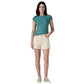 W Rib Knit Top - Wetland Blue