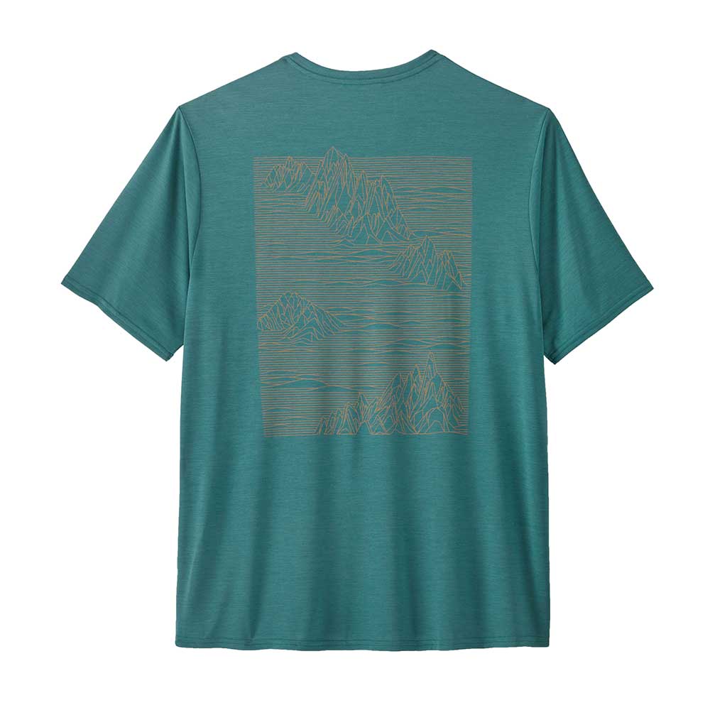 Men's Capilene Cool Graphic Shirt - Strataspire: Wetland Blue