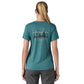 Women's Capilene Cool Daily Graphic Shirt - '73 Skyline: Wetland Blue