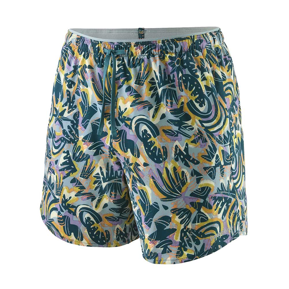 Women's Multi Trails Shorts 5 1/2" - Wild Botanist: Thermal Blue