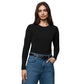 Women's Bamboo Long Sleeve Tee - Black