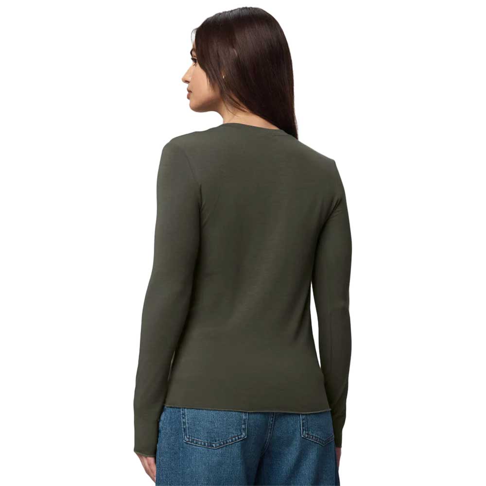 Women's Bamboo Long Sleeve Tee - Green Spruce