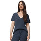 Women's Georgie V-Neck Sweater - Ice Navy