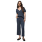 Women's Georgie V-Neck Sweater - Ice Navy